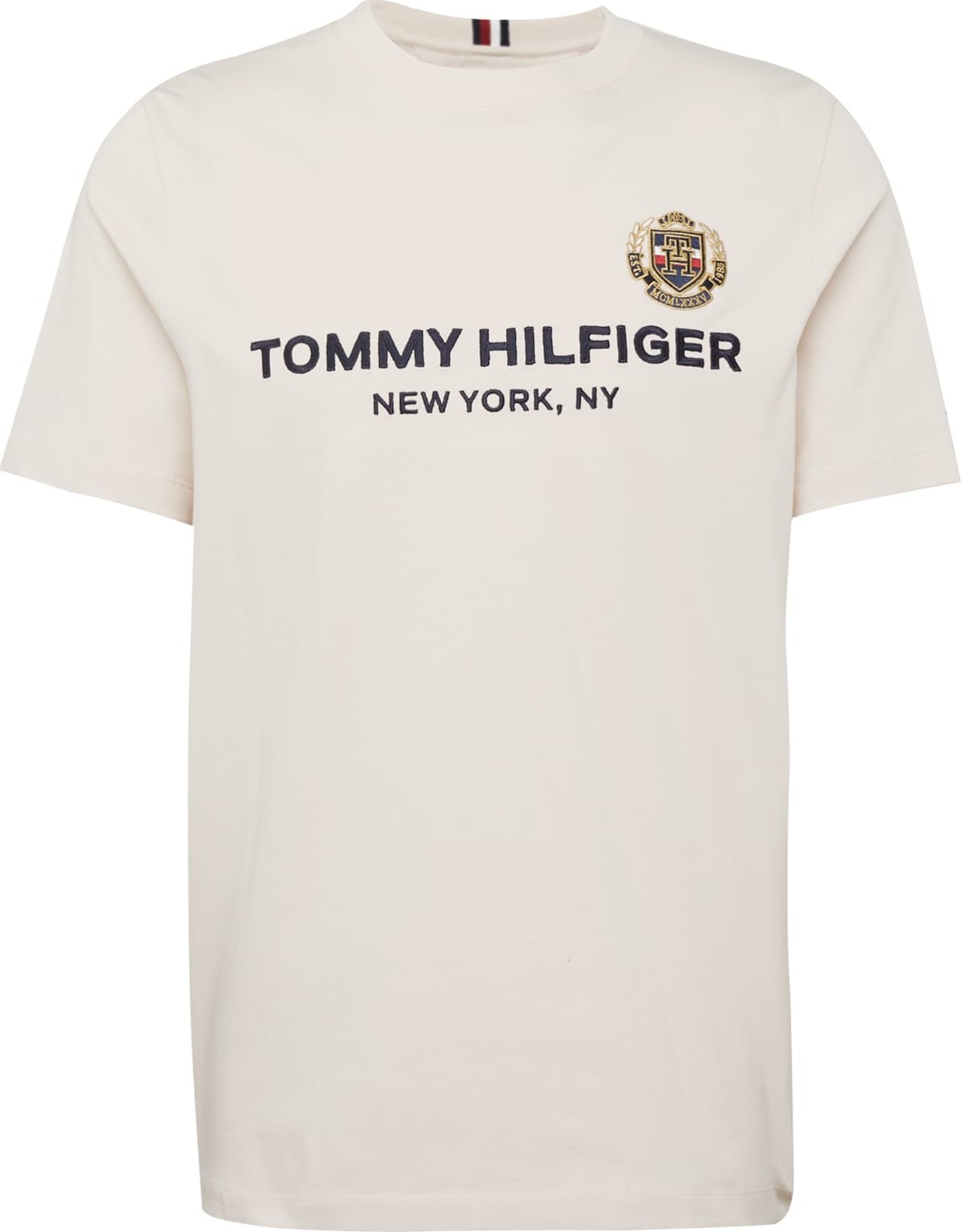 TOMMY HILFIGER Tričko režná / námořnická modř / červená / černá