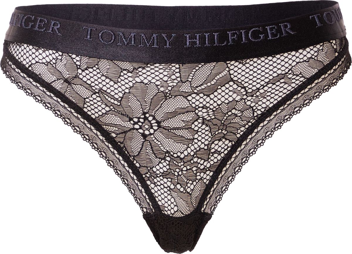 Tommy Hilfiger Underwear Tanga černá