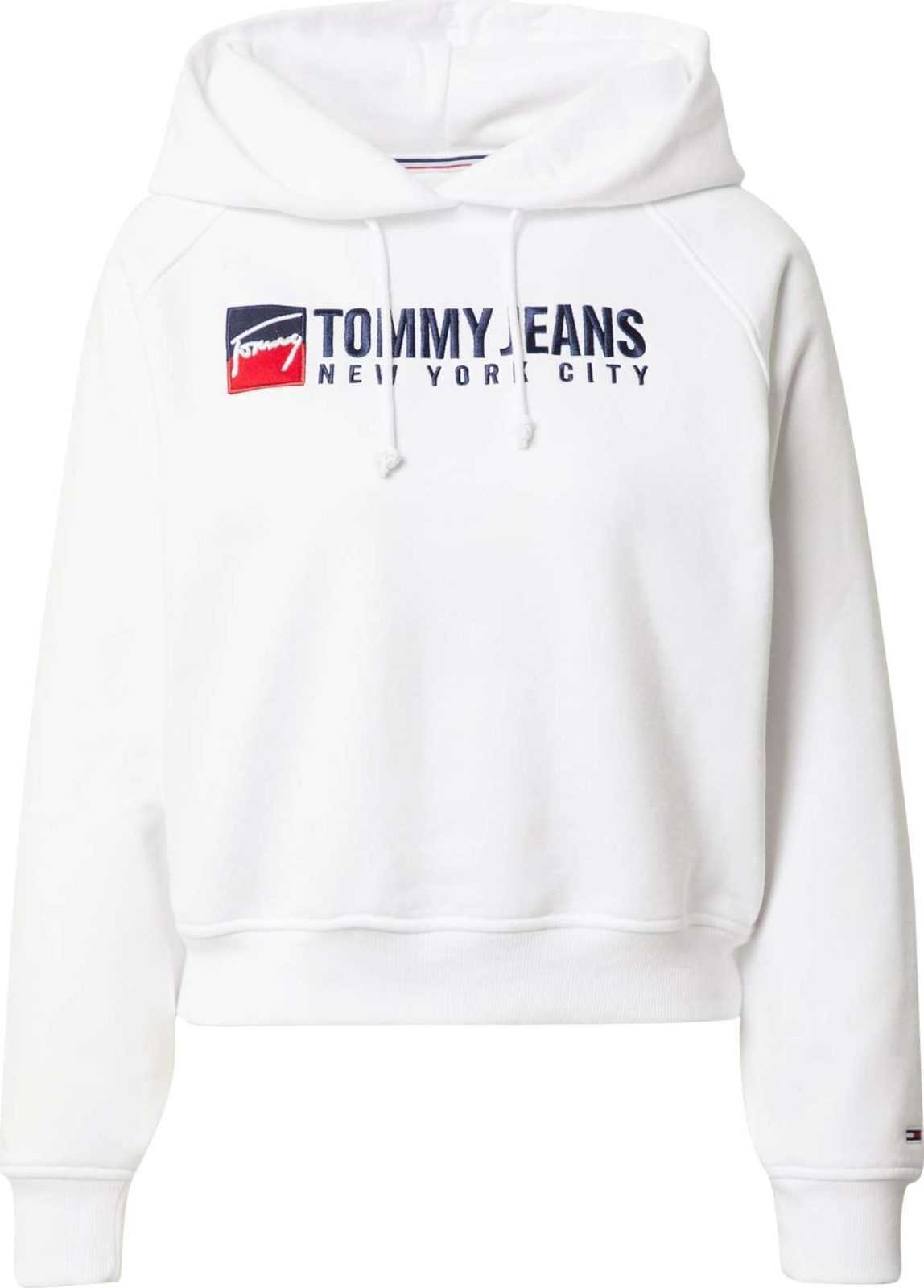 TOMMY HILFIGER Mikina námořnická modř / červená / bílá