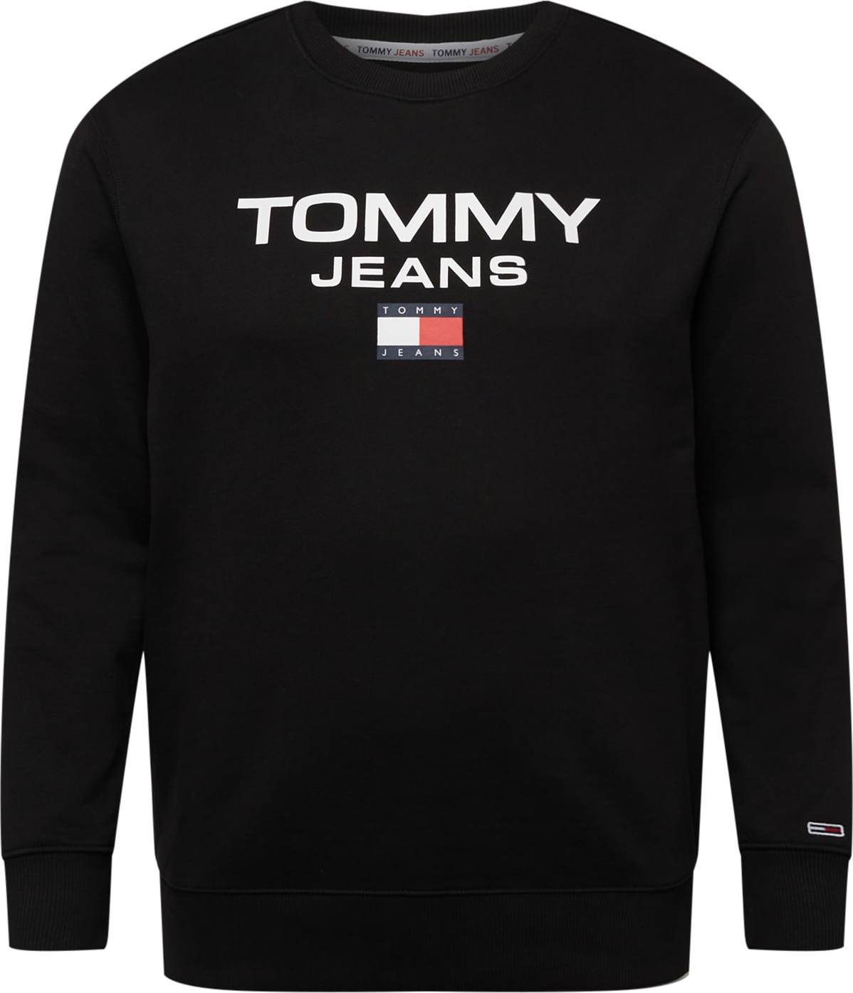 Tommy Jeans Plus Mikina námořnická modř / červená / černá / bílá