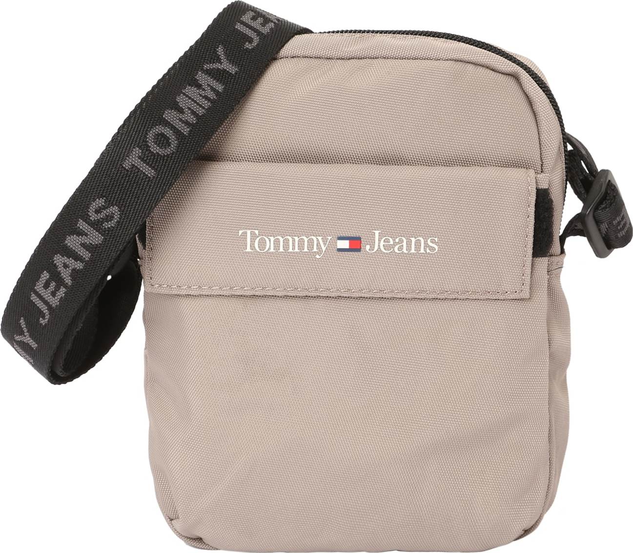 Tommy Jeans Taška přes rameno šedá / starorůžová / červená / bílá