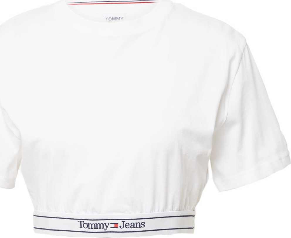 Tommy Jeans Tričko námořnická modř / červená / bílá