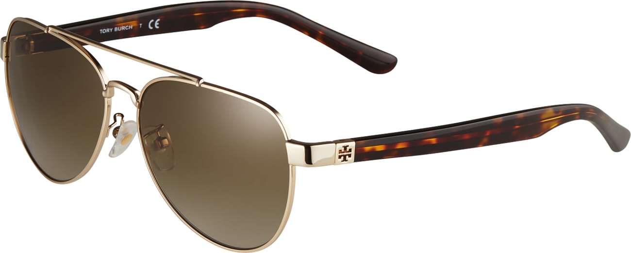 Tory Burch Sluneční brýle '0TY6070' hnědá / zlatá / černá