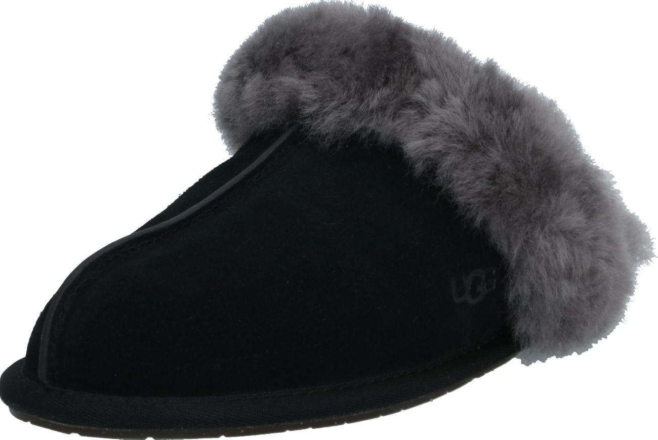 UGG Pantofle 'Scufette' tmavě šedá / černá