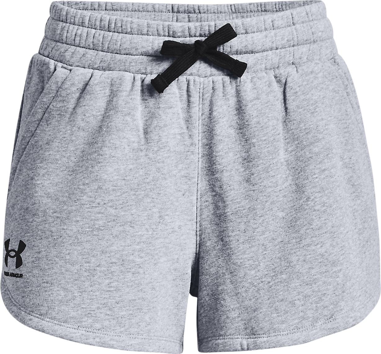 UNDER ARMOUR Sportovní kalhoty 'Rival' šedá / šedý melír / černá