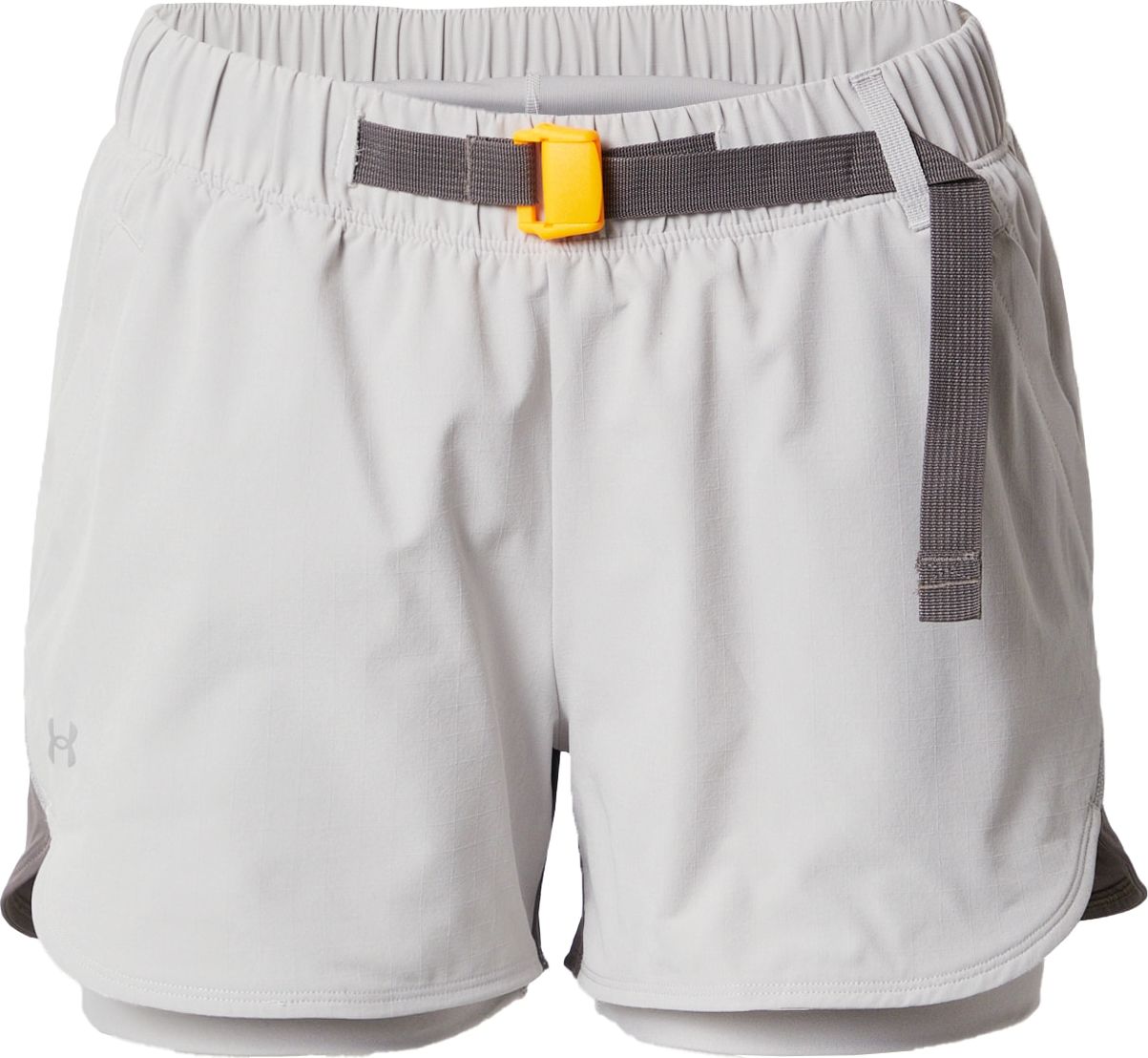 UNDER ARMOUR Sportovní kalhoty 'Terrain' žlutá / šedá / tmavě šedá