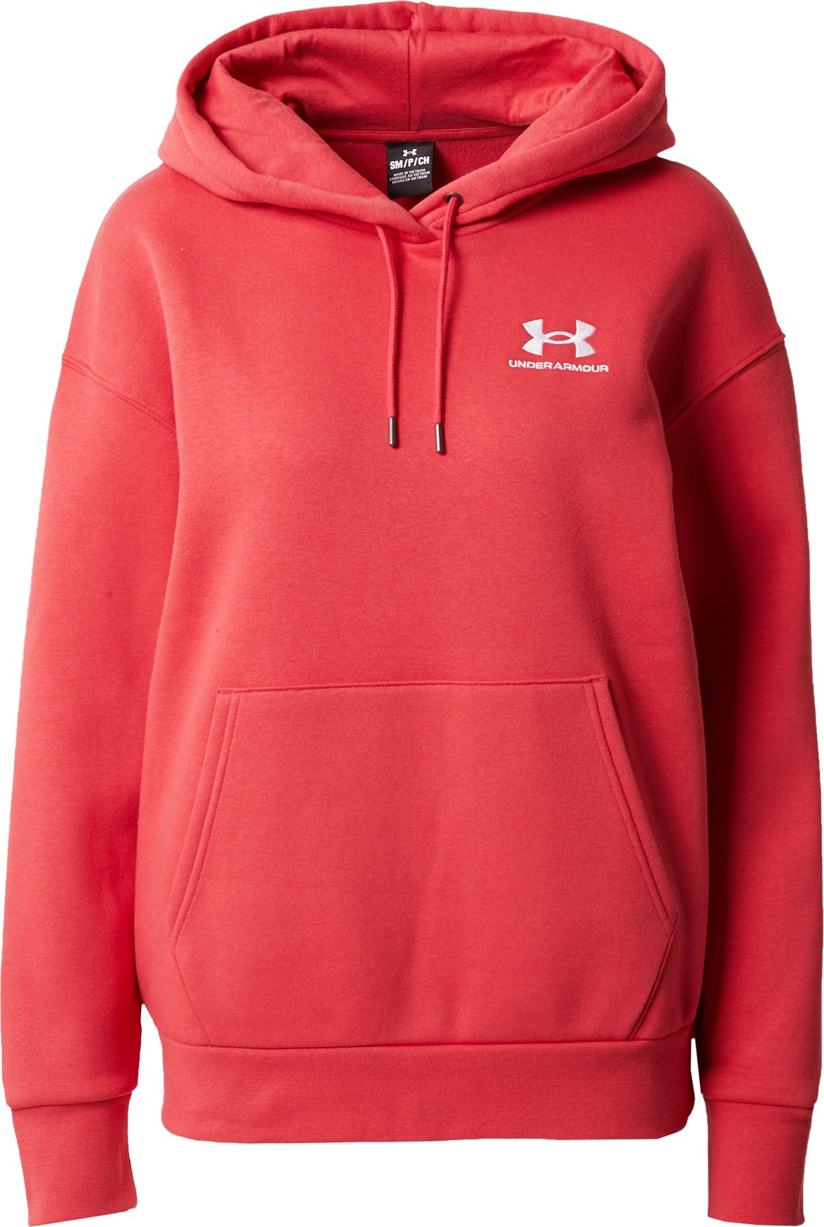 UNDER ARMOUR Sportovní mikina červená / bílá