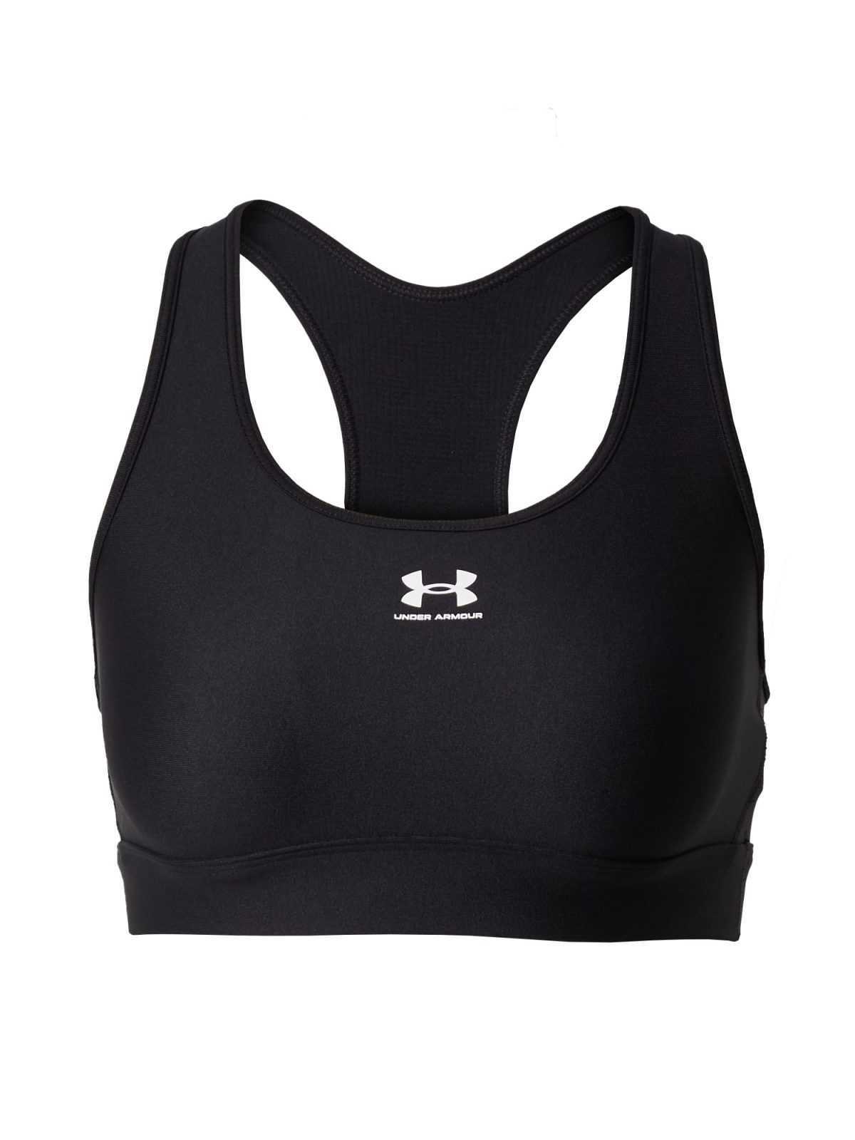 UNDER ARMOUR Sportovní podprsenka černá / bílá