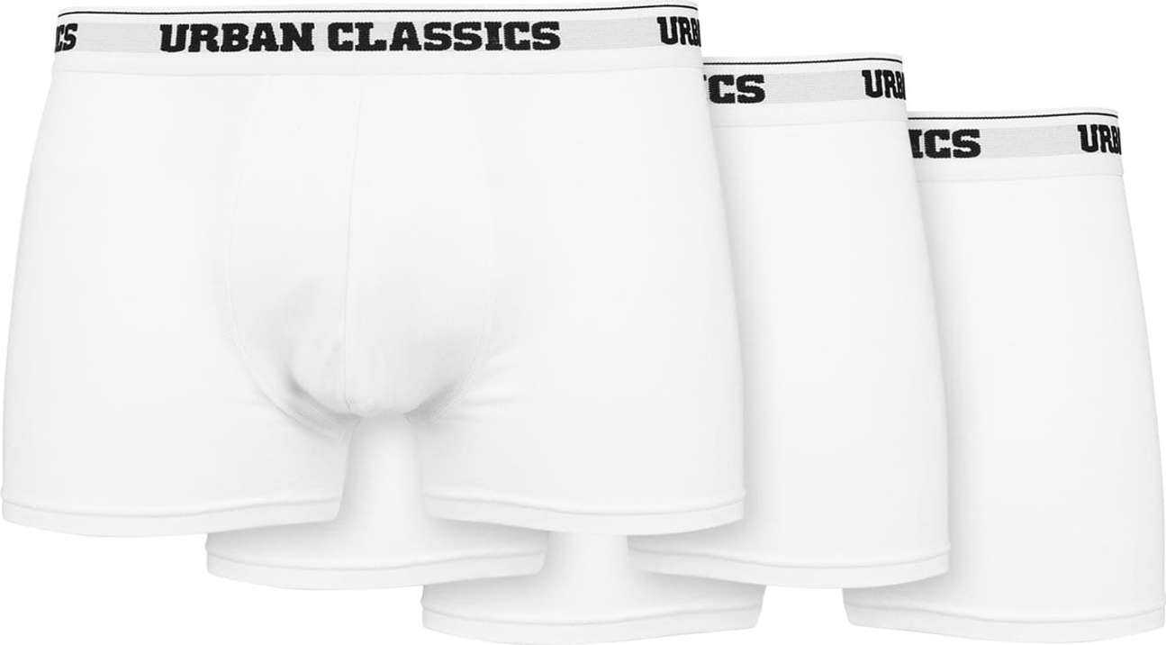 Urban Classics Boxerky světle šedá / černá / bílá