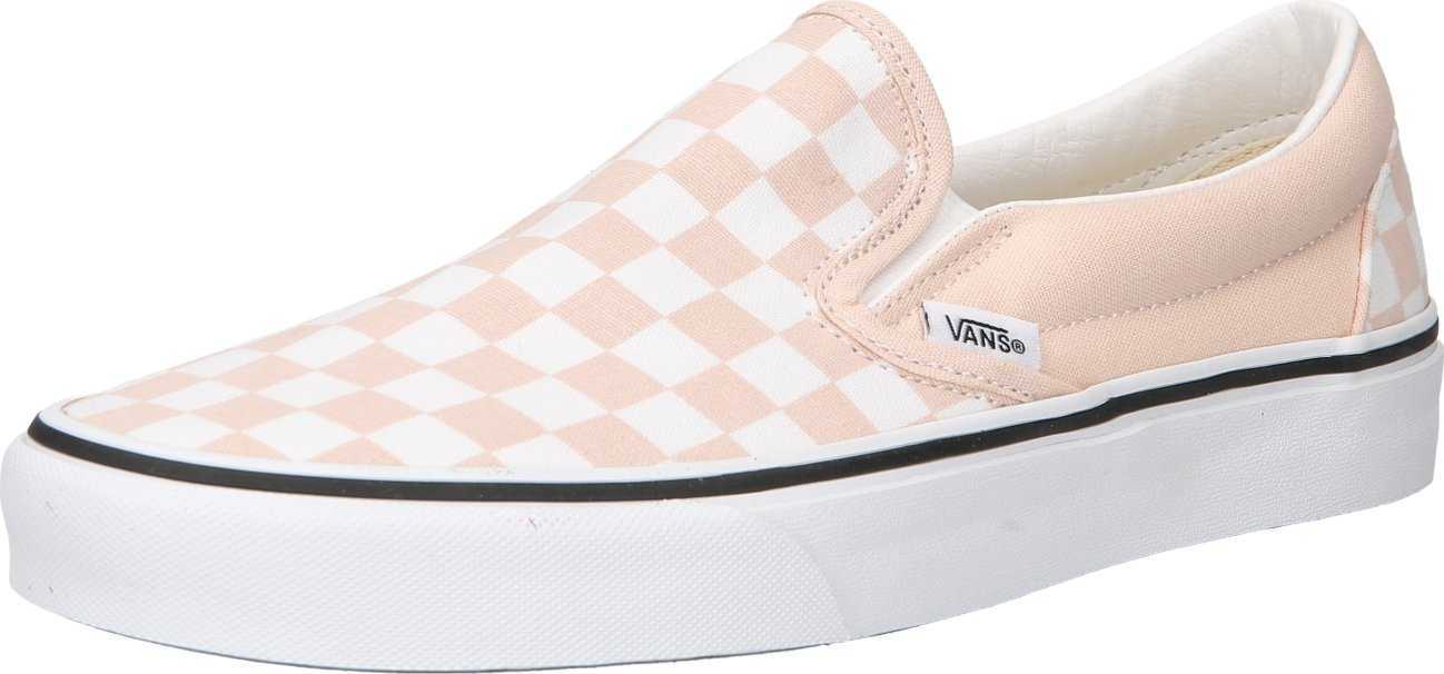 VANS Slip on boty broskvová / bílá