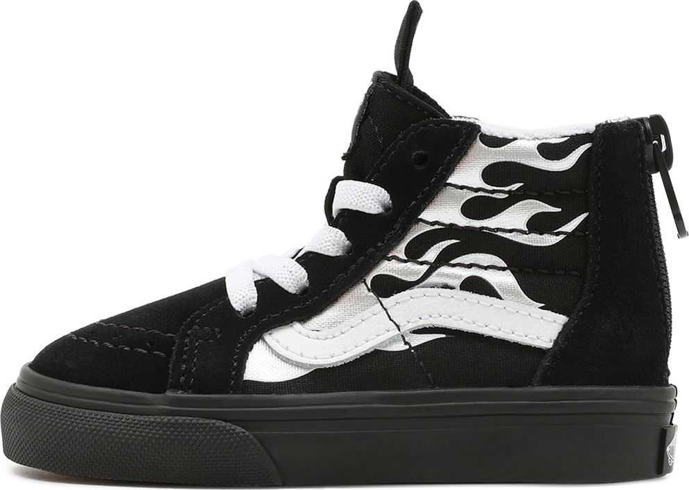 VANS Tenisky 'TD SK8-Hi Zip' černá / bílá