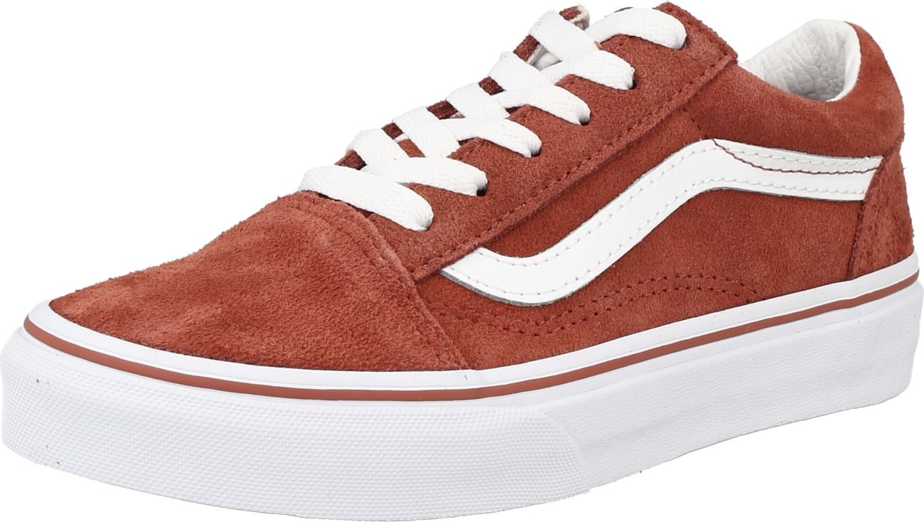 VANS Tenisky 'Old Skool' rezavě červená / bílá