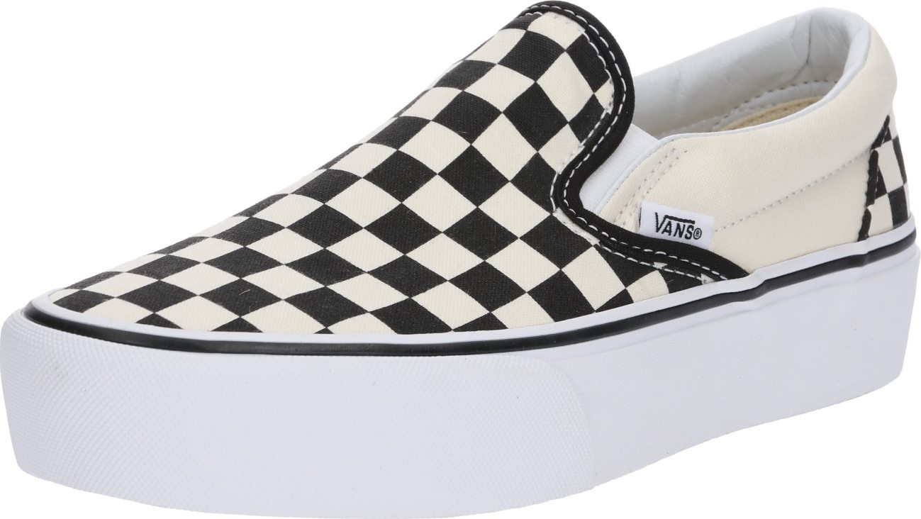 VANS Slip on boty 'UA Classic Slip-On' černá / bílá