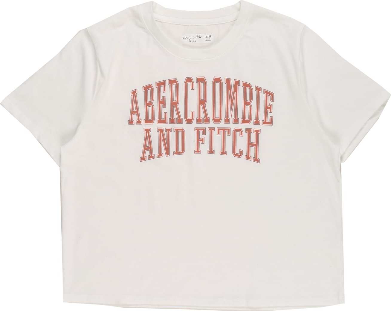 Abercrombie & Fitch Tričko 'READY FOR PLAY SPORTY' červená / bílá