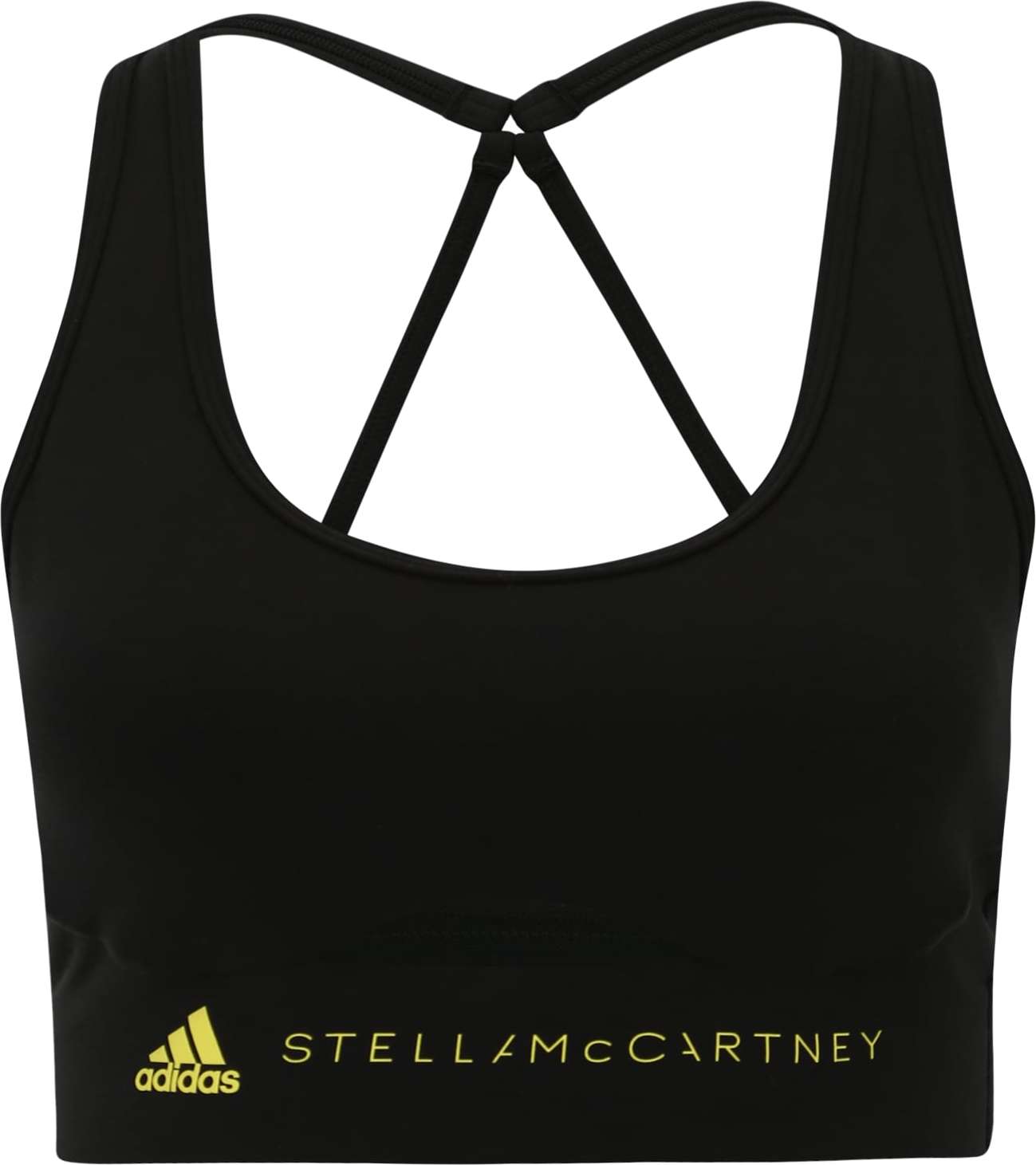 ADIDAS BY STELLA MCCARTNEY Sportovní podprsenka žlutá / černá