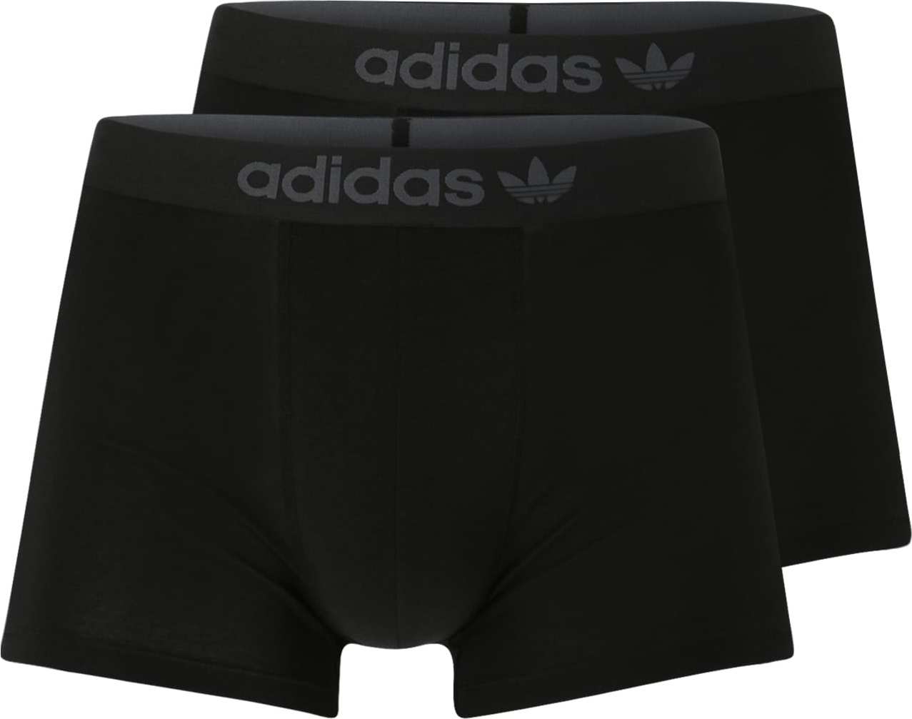 ADIDAS ORIGINALS Boxerky šedá / černá