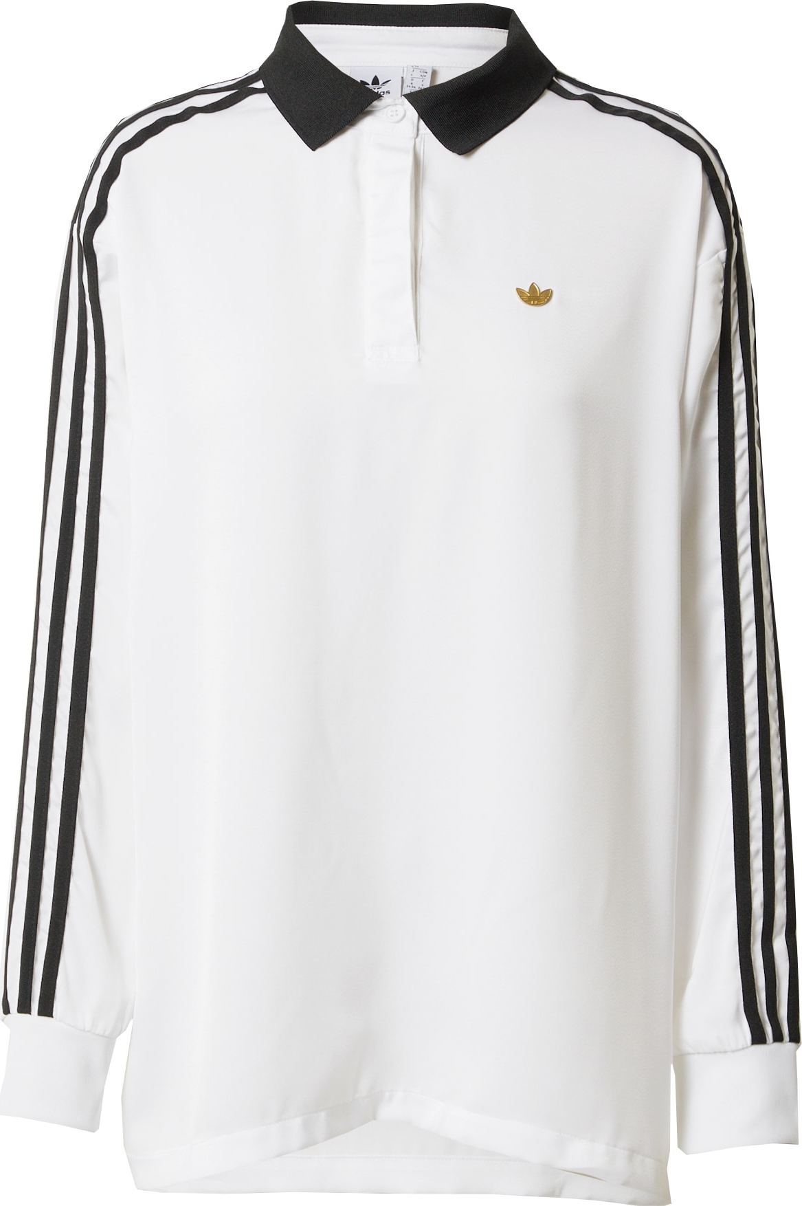 ADIDAS ORIGINALS Mikina zlatá / černá / bílá