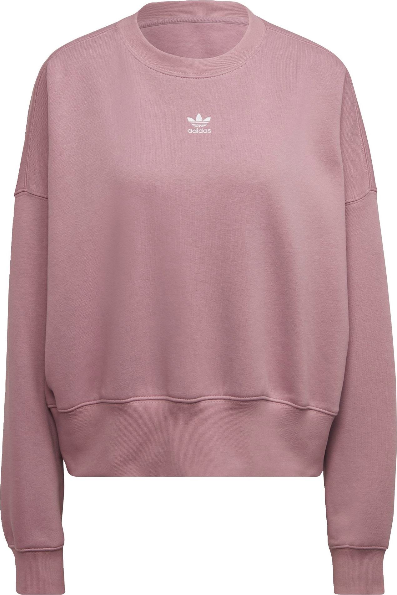 ADIDAS ORIGINALS Mikina starorůžová / bílá