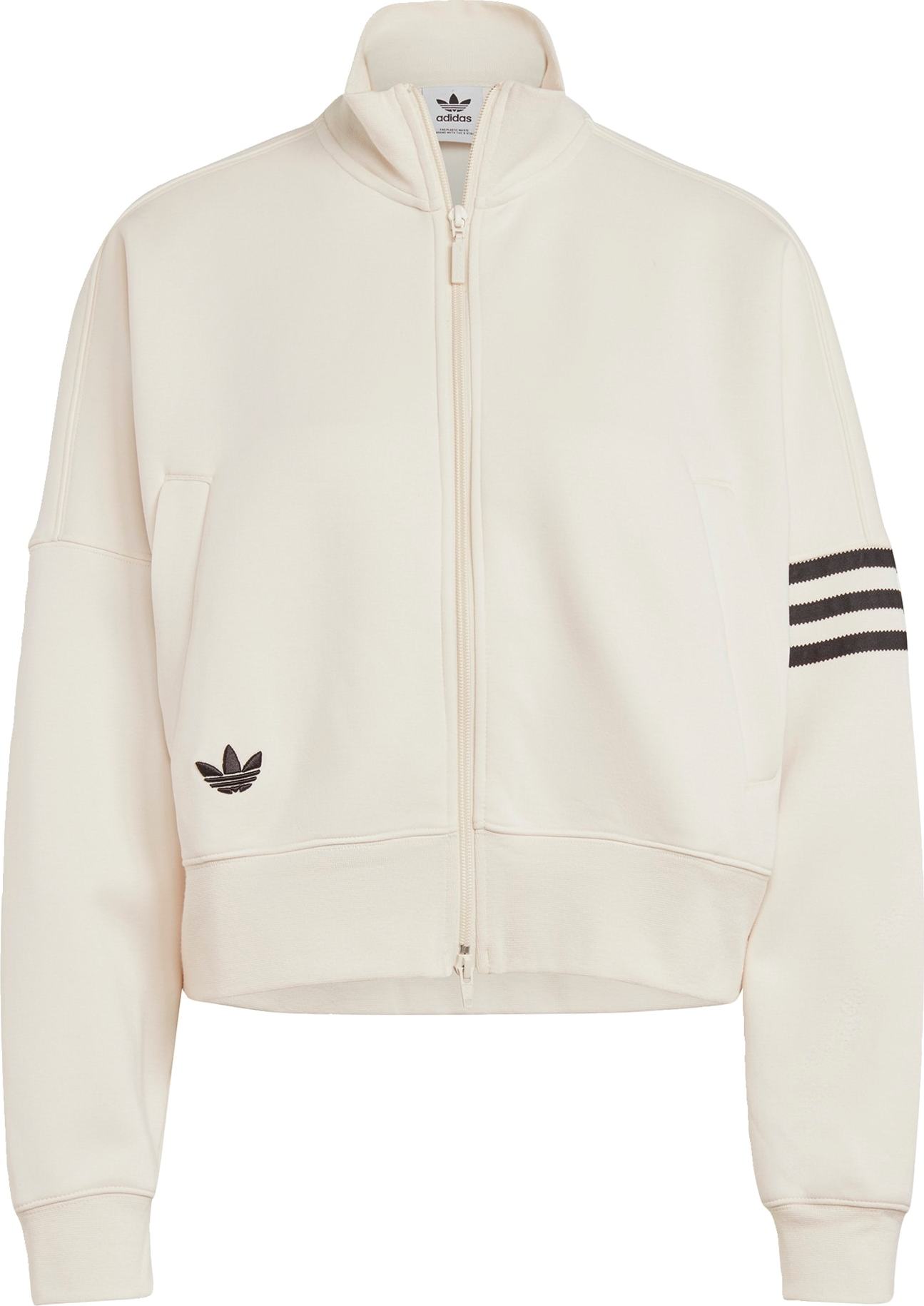 ADIDAS ORIGINALS Mikina světle béžová / černá