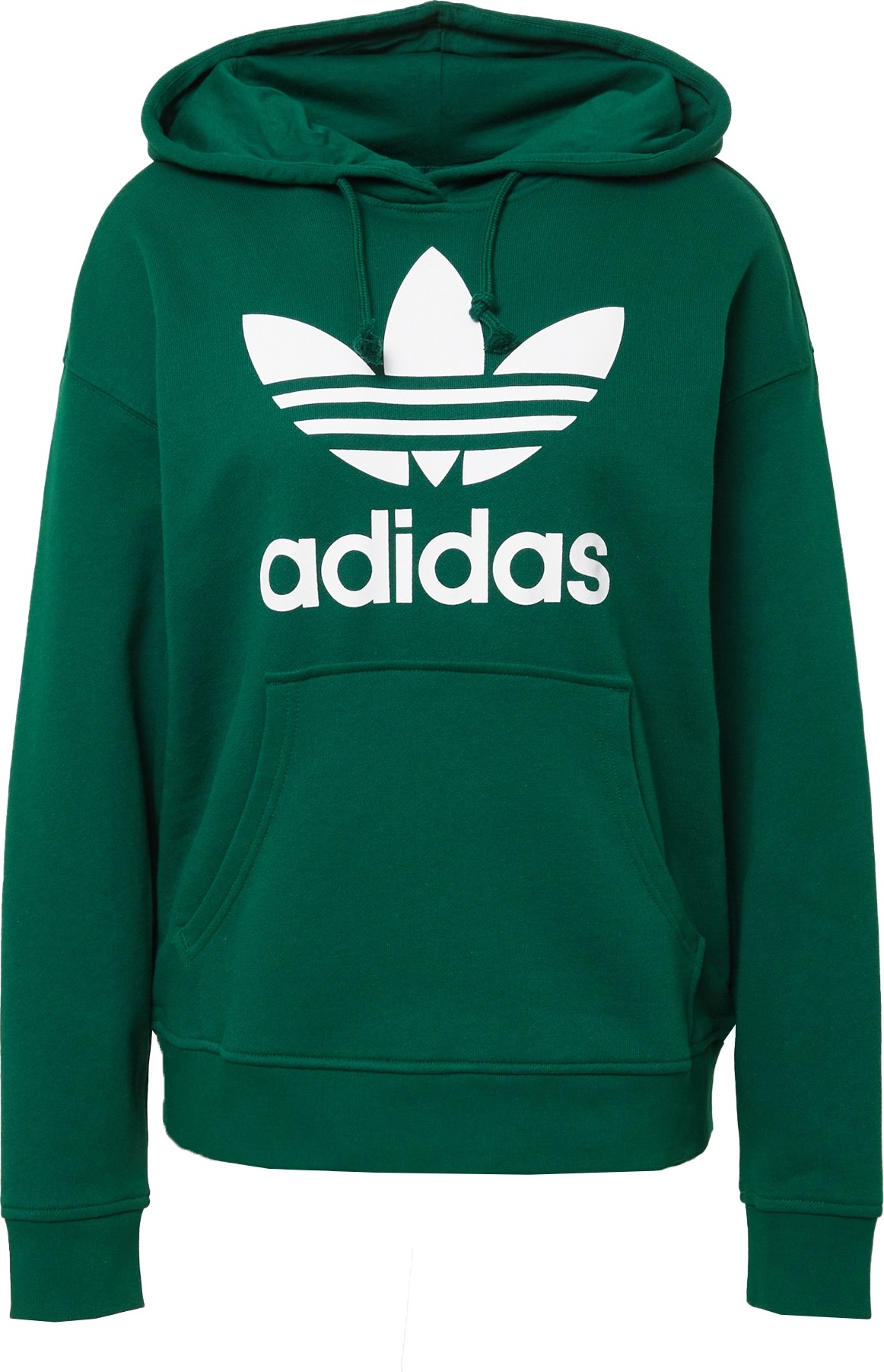 ADIDAS ORIGINALS Mikina tmavě zelená / bílá