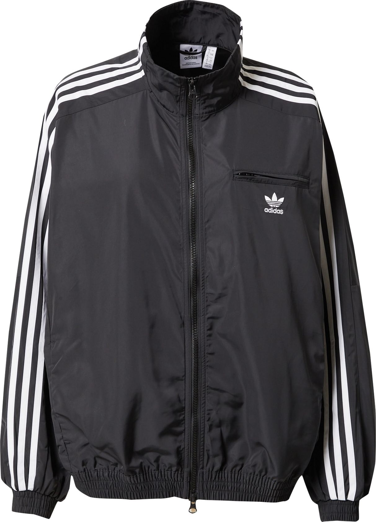 ADIDAS ORIGINALS Přechodná bunda černá / bílá