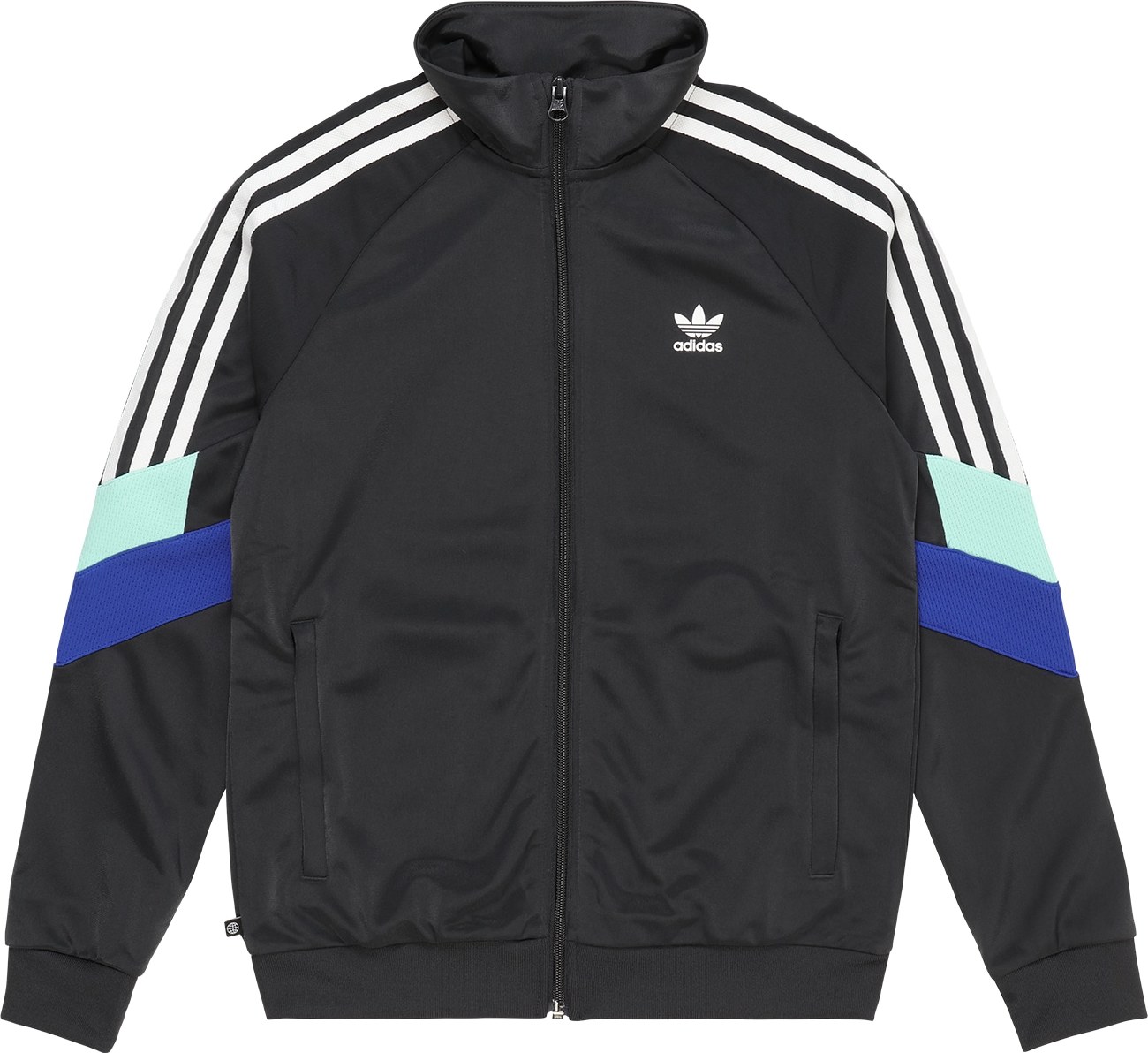 ADIDAS ORIGINALS Přechodná bunda 'Rekive' modrá / mátová / černá / bílá