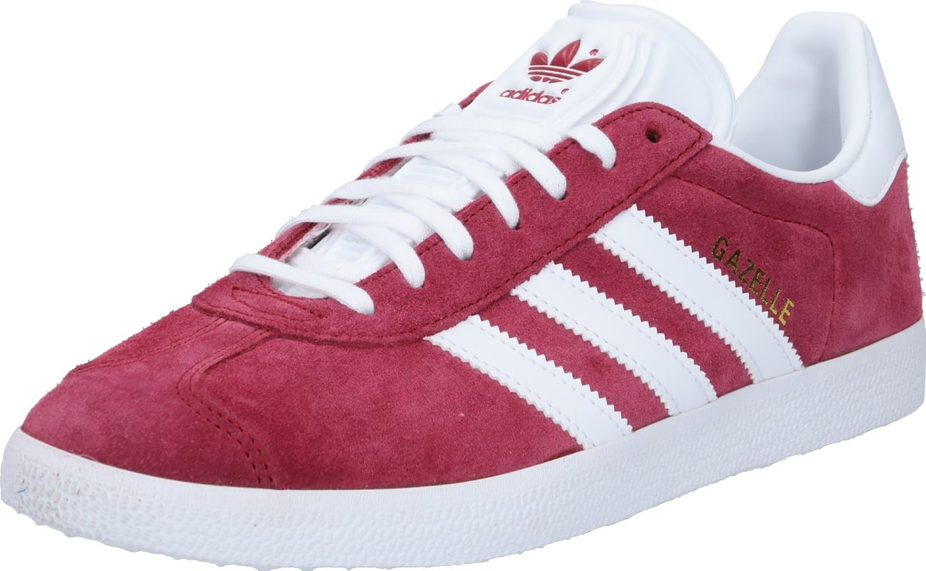 ADIDAS ORIGINALS Tenisky 'Gazelle' merlot / bílá