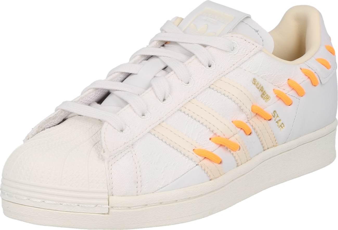 ADIDAS ORIGINALS Tenisky 'Superstar' oranžová / pastelově oranžová / bílá