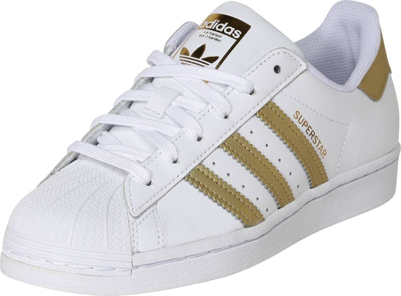 ADIDAS ORIGINALS Tenisky 'Superstar' zlatá / černá / bílá