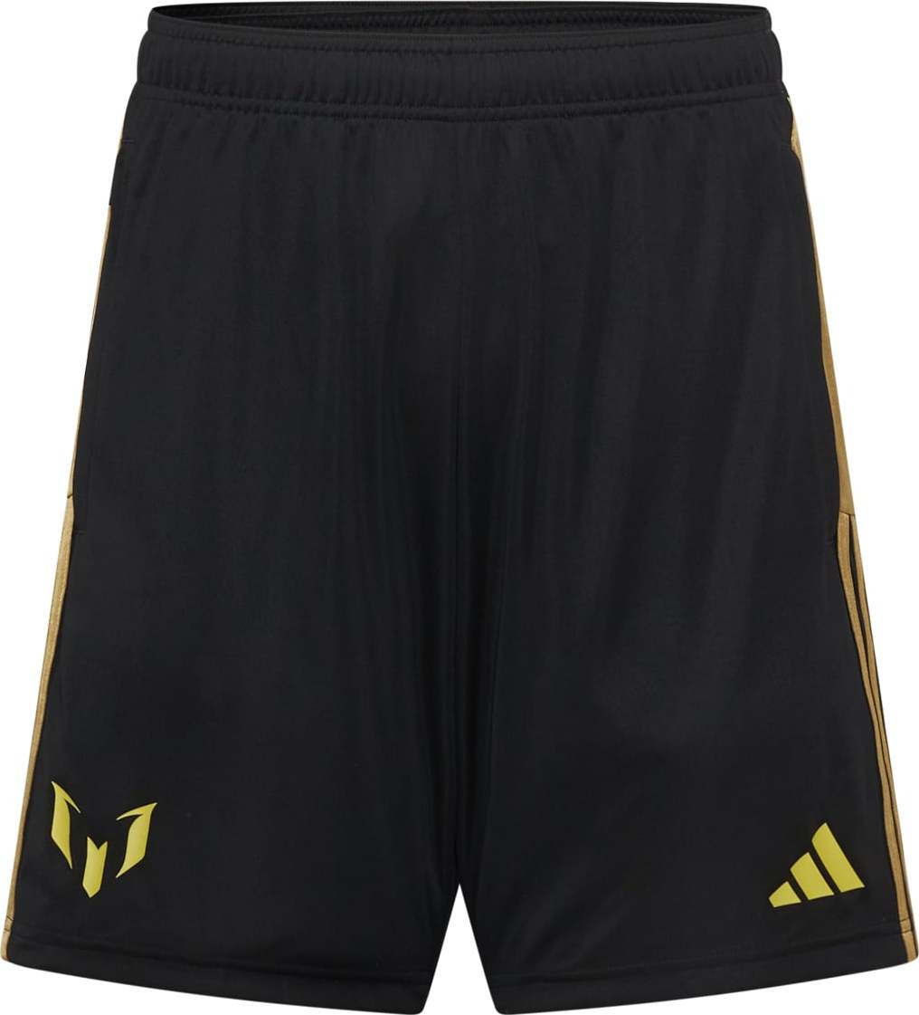 ADIDAS PERFORMANCE Sportovní kalhoty žlutá / zlatá / černá / bílá