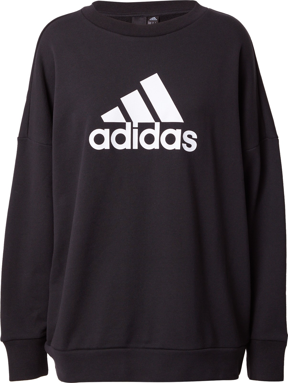 ADIDAS SPORTSWEAR Sportovní mikina černá / bílá