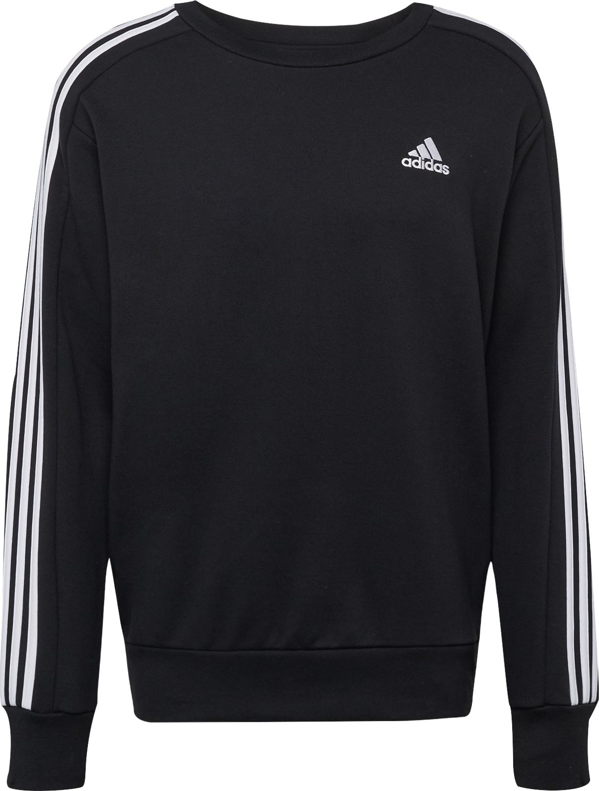 ADIDAS SPORTSWEAR Sportovní mikina černá / bílá