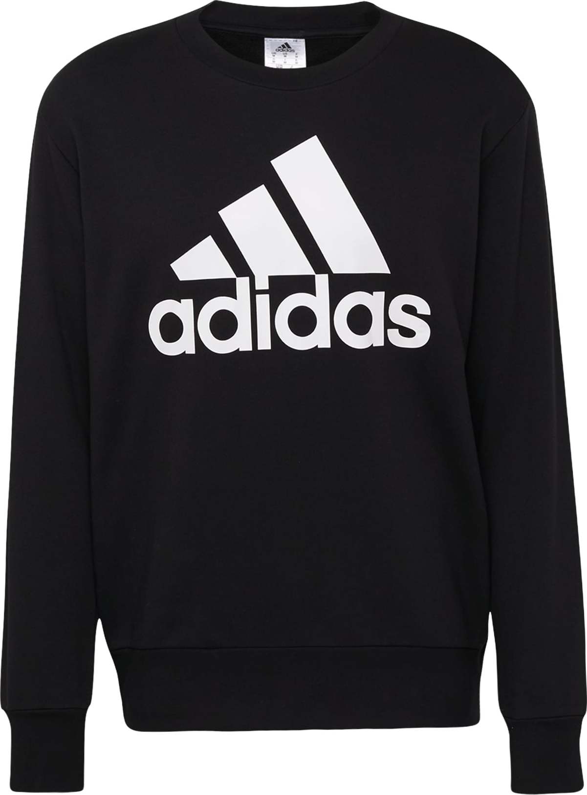 ADIDAS SPORTSWEAR Sportovní mikina černá / bílá