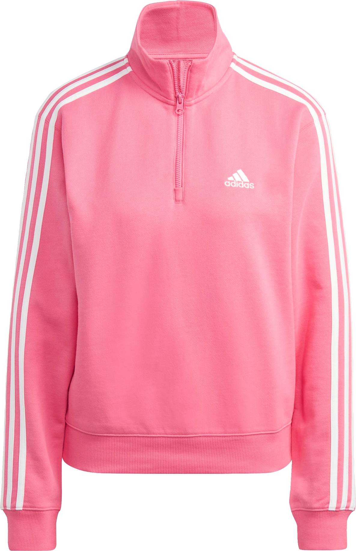 ADIDAS SPORTSWEAR Sportovní mikina magenta / bílá