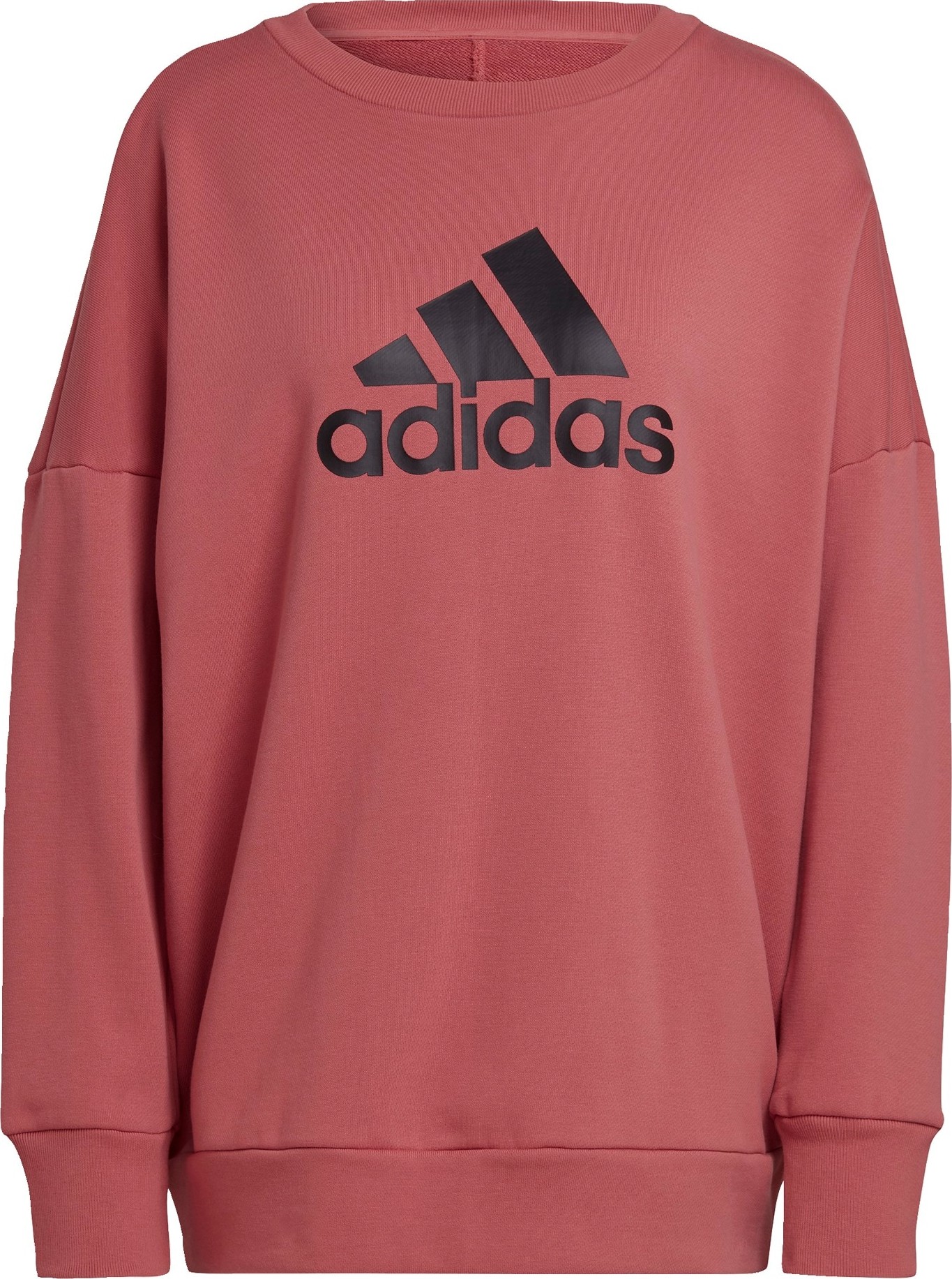 ADIDAS SPORTSWEAR Sportovní mikina pastelově červená / černá