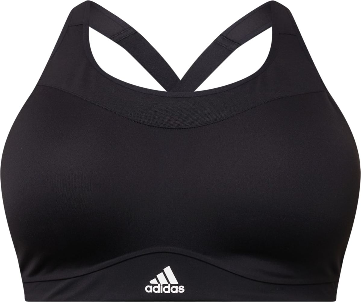 ADIDAS SPORTSWEAR Sportovní podprsenka černá / bílá