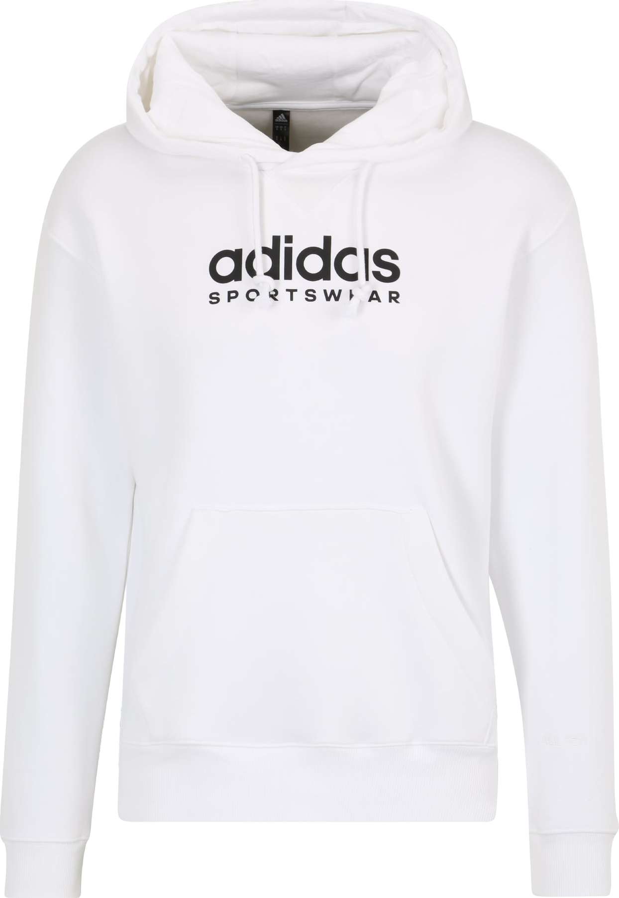 ADIDAS SPORTSWEAR Sportovní mikina černá / bílá