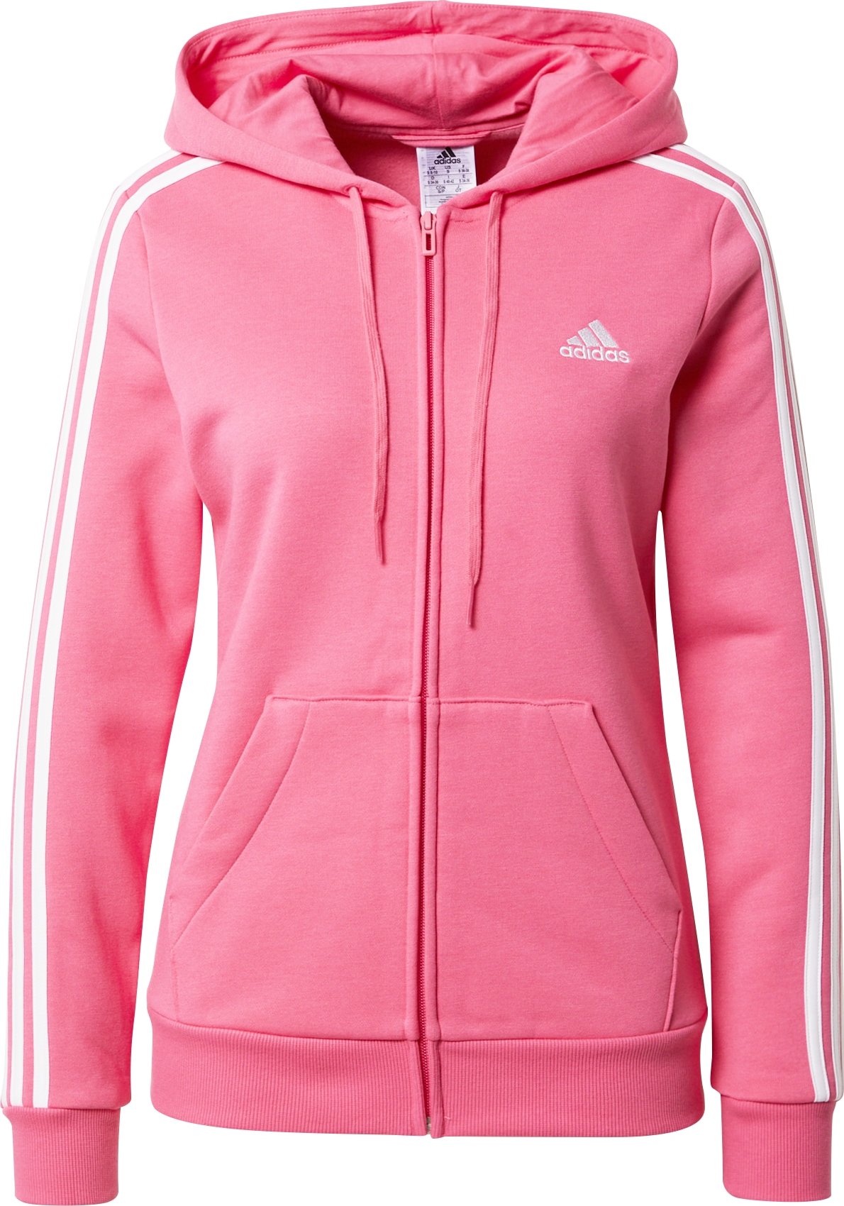 ADIDAS SPORTSWEAR Sportovní mikina pink / bílá