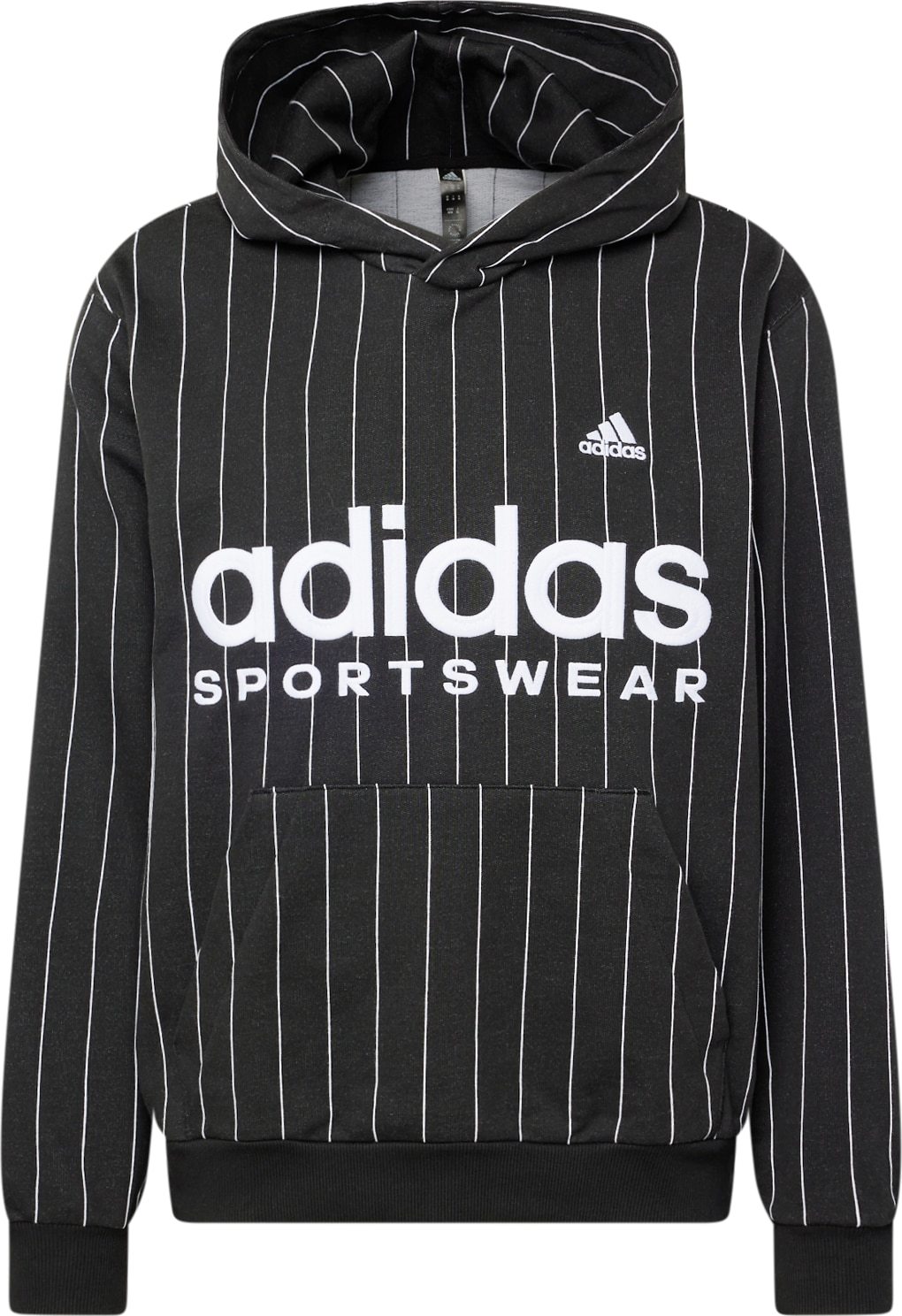 ADIDAS SPORTSWEAR Sportovní mikina šedá / bílá