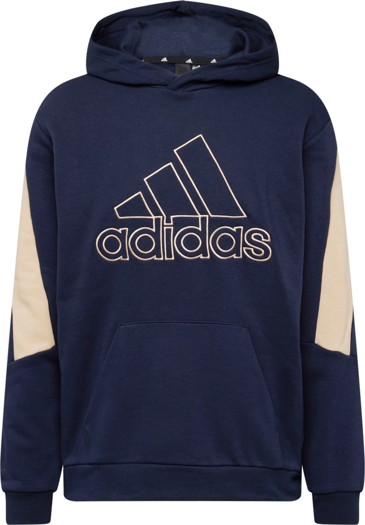 ADIDAS SPORTSWEAR Sportovní mikina velbloudí / modrá