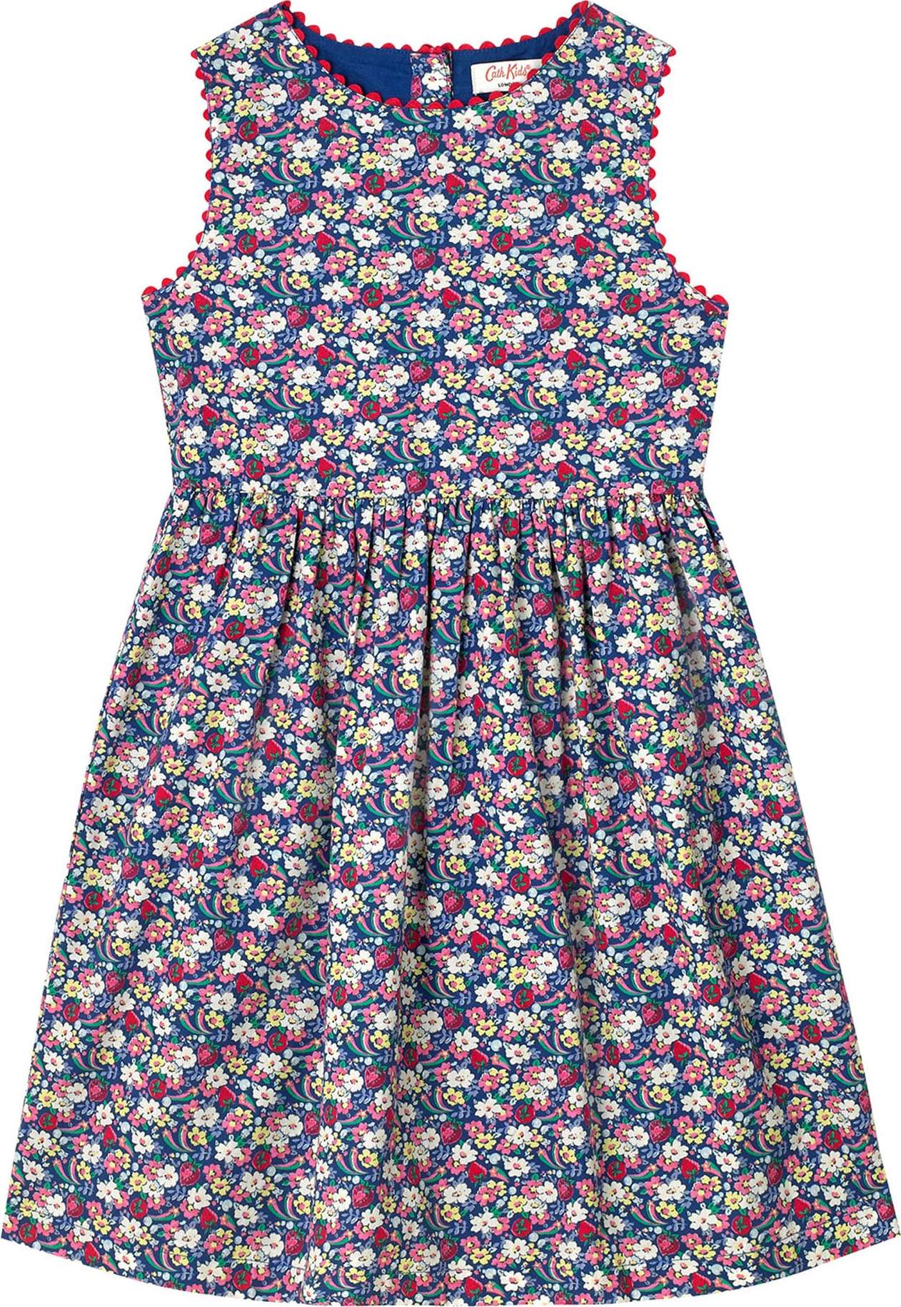 Cath Kidston Šaty 'Ditsy' námořnická modř / žlutá / červená / bílá