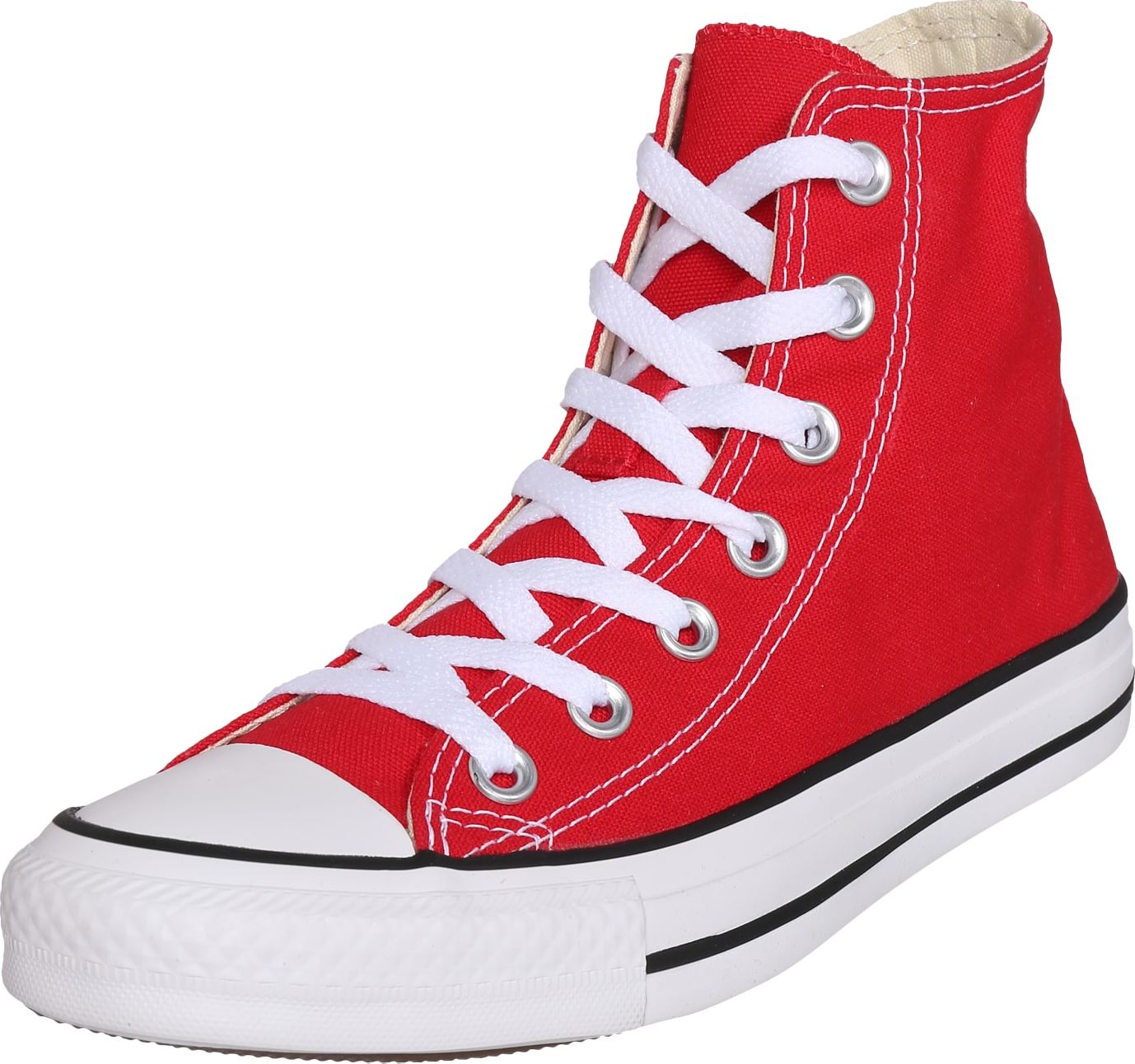 CONVERSE Kotníkové tenisky 'Chuck Taylor All Star Hi' červená / bílá