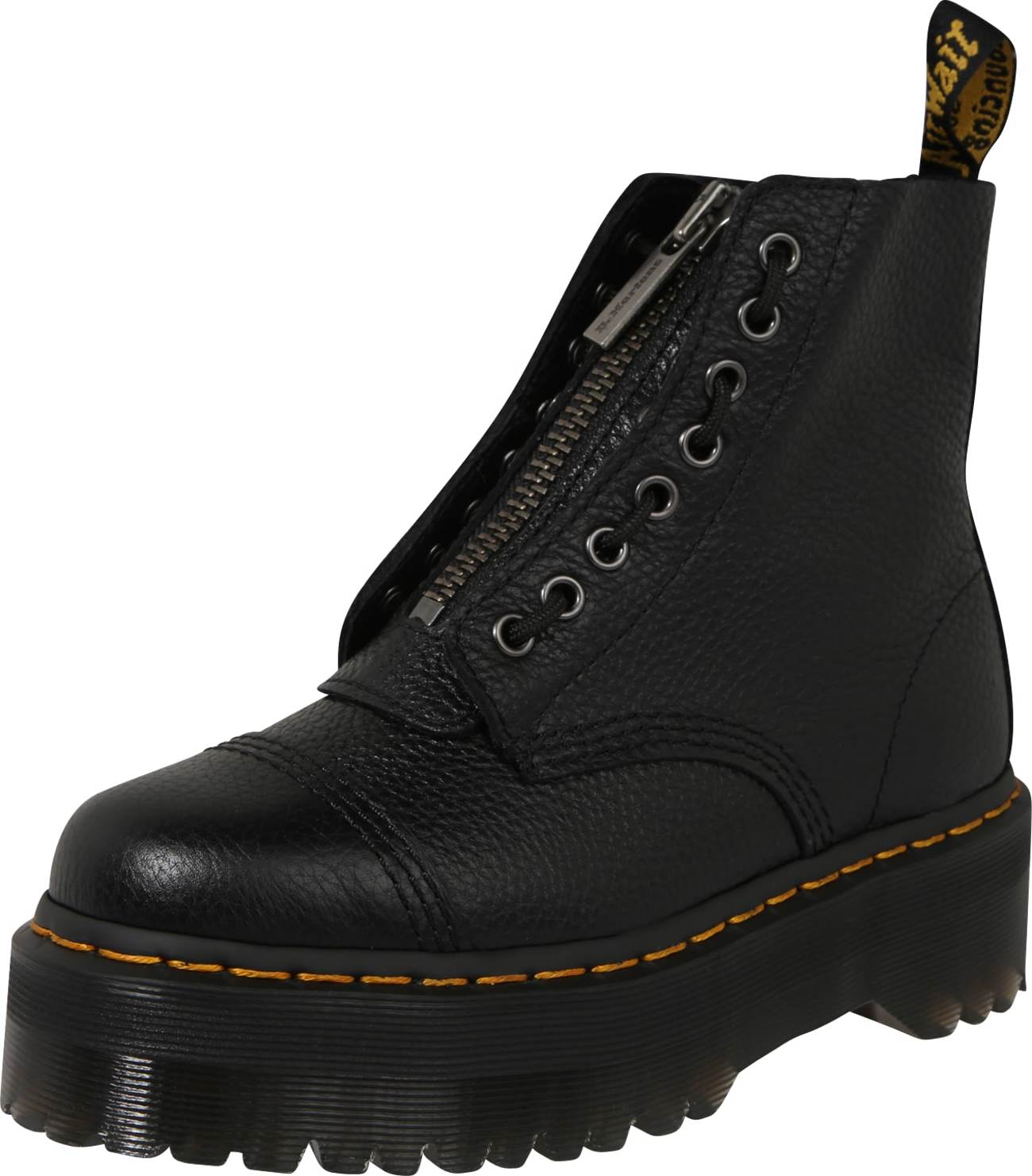 Dr. Martens Šněrovací kozačky černá