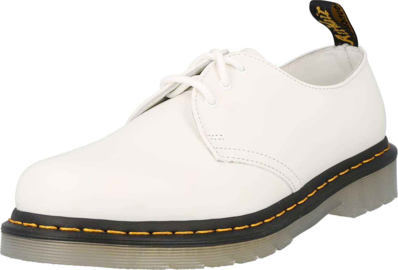 Dr. Martens Šněrovací boty šafrán / černá / bílá