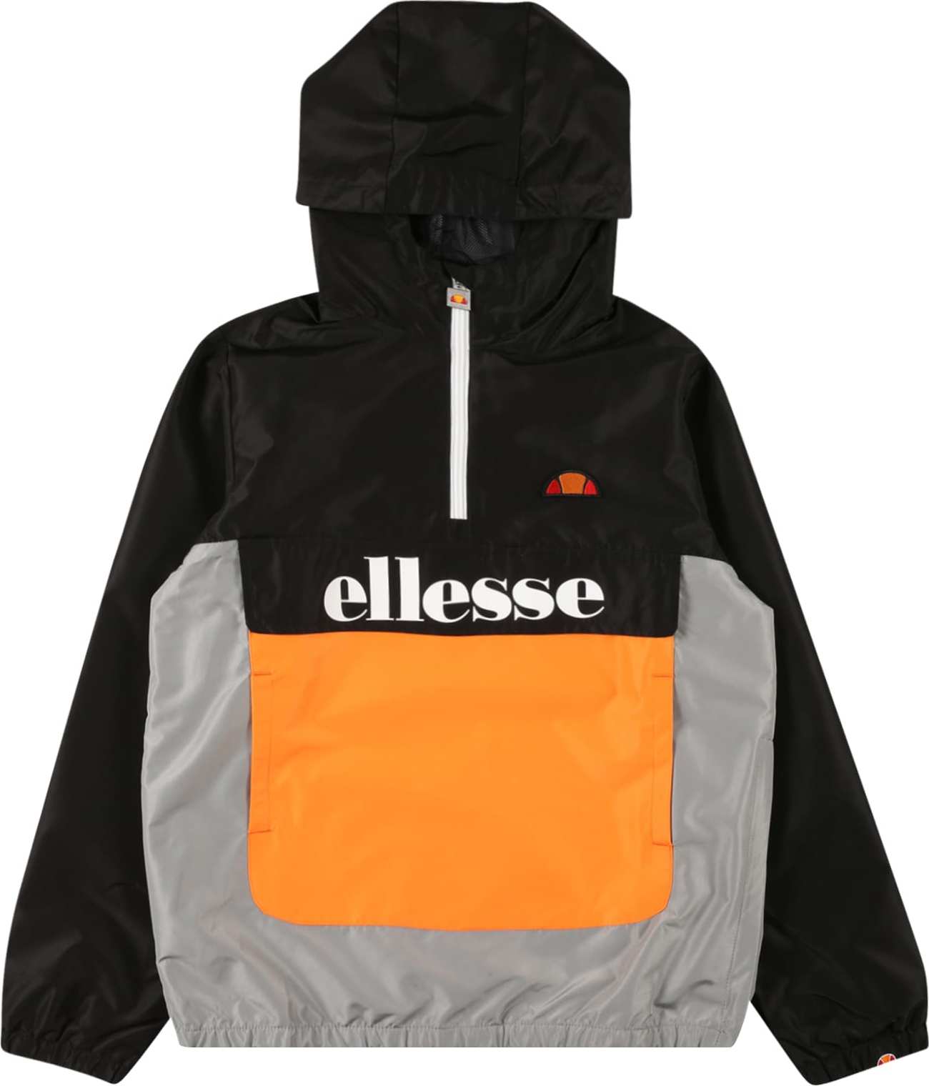 ELLESSE Přechodná bunda 'Nata' šedá / oranžová / černá