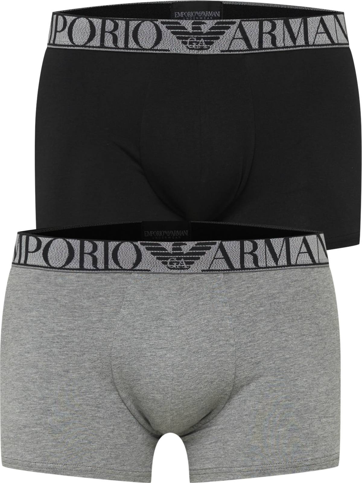 Emporio Armani Boxerky šedá / černá