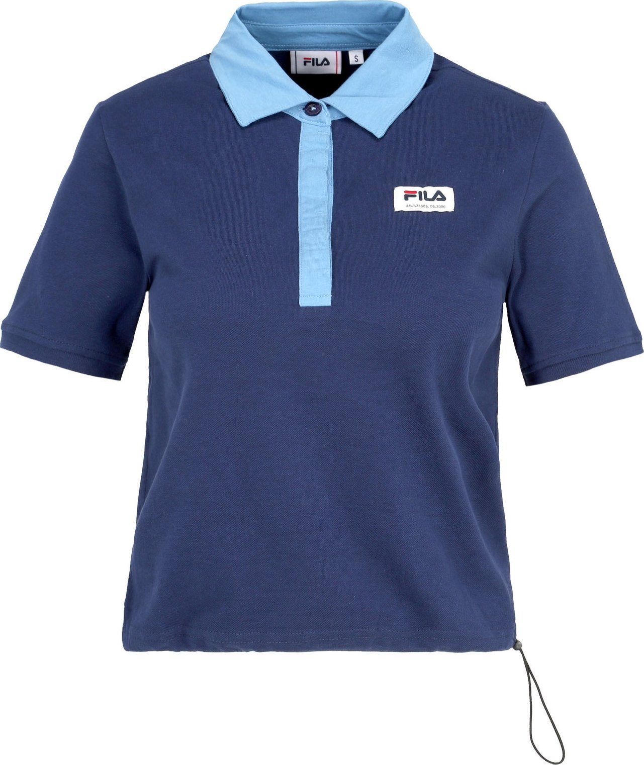 FILA Funkční tričko 'TARBECK' námořnická modř / světlemodrá / ohnivá červená / bílá