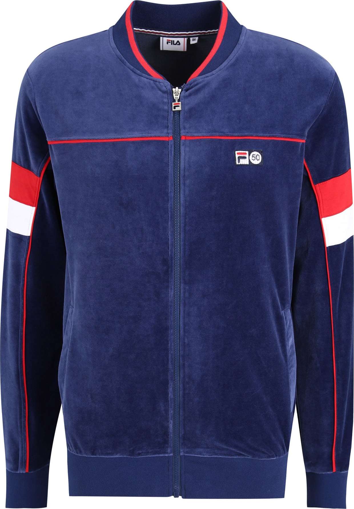 FILA Sportovní mikina 'Zielitz' indigo / červená / bílá