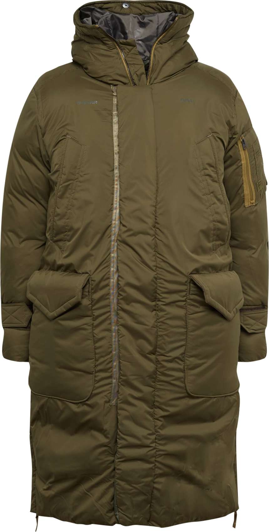 G-Star RAW Zimní kabát khaki