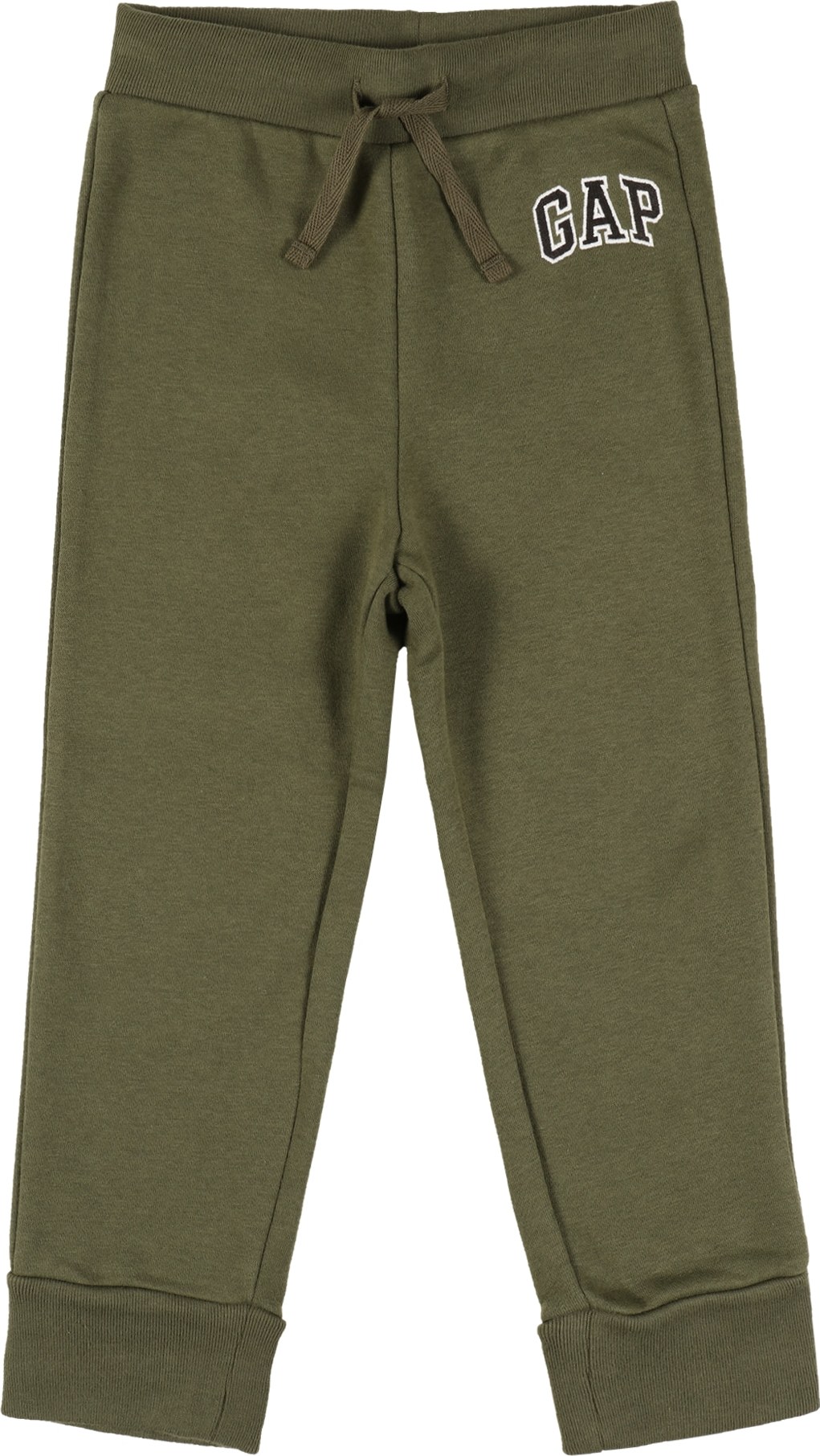 GAP Kalhoty khaki / černá / bílá